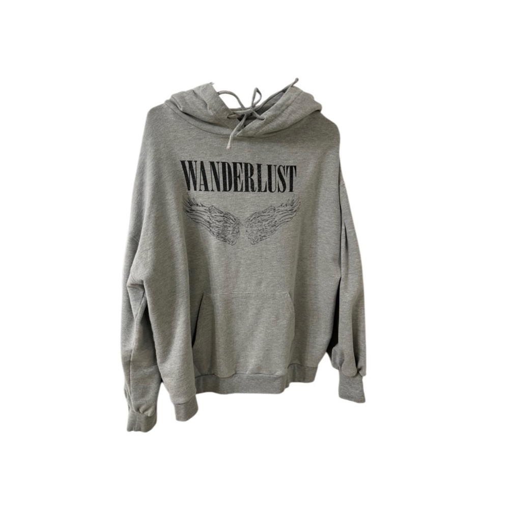Wanderlust Grey Hoodie